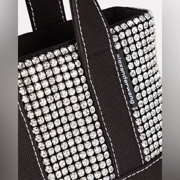 ALEXANDER WANG Mini Cruiser Crystal-Embellished Tote Bag - Picture 4 of 12